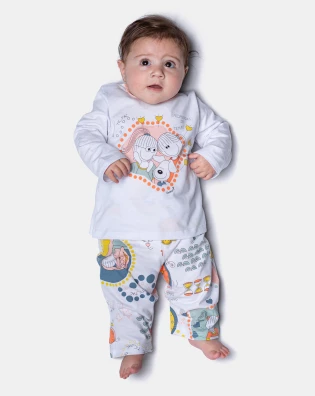 Pijama Manga Longa e Calça