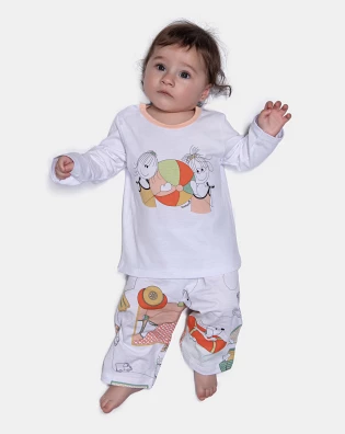 Pijama Manga Longa e Calça