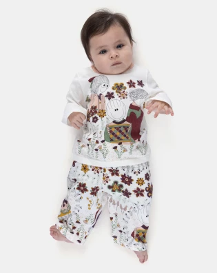 Pijama Manga Longa e Calça
