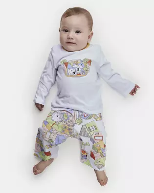 Pijama Feminino Bebe Manga Longa e Calça
