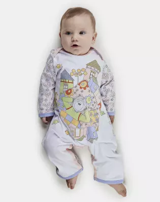 Macacão Feminino Bebe Manga Longa