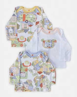 Kit Pagão Feminino Bebe Manga Longa