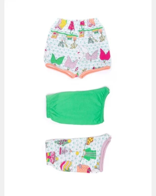 Sonhart Pijamas | Kit mijão curto Bebê Menina Estampado