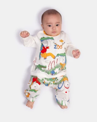 Pijama manga longa e calça