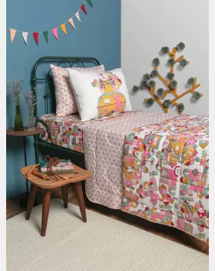 Lençol Elástico com Fronhas Queen