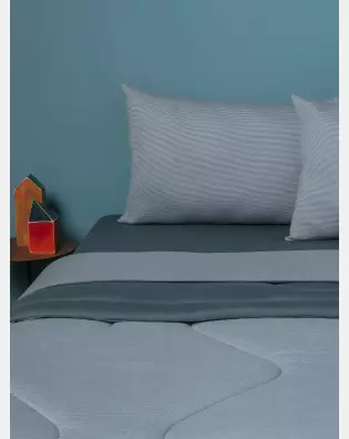 Jogo de Lençol Casal Listrado