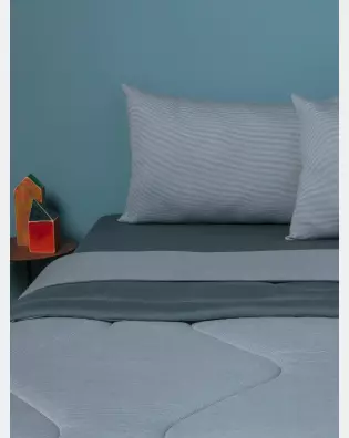 Edredom Solteiro Unissex Listrado