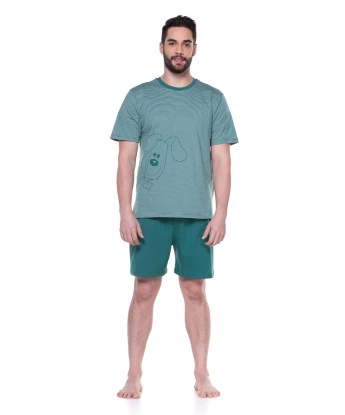 Conjunto Masculino Adulto Manga Curta e Short