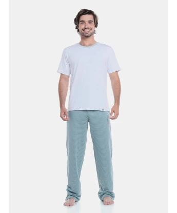 Pijama manga curta e calça