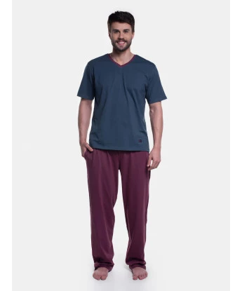 Pijama Manga Curta e Calça