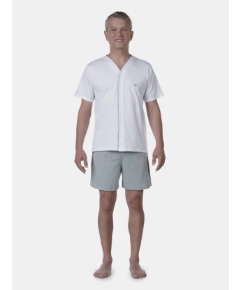 Pijama Masculino Sonhart Adulto Manga Curta e Short Liso