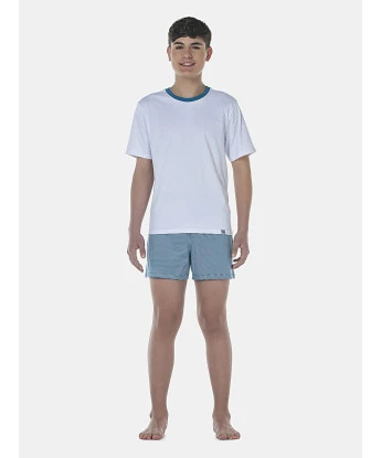 Pijama Masculino Adulto Manga Curta e Short