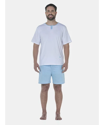 Pijama Masculino Adulto Manga Curta e Short