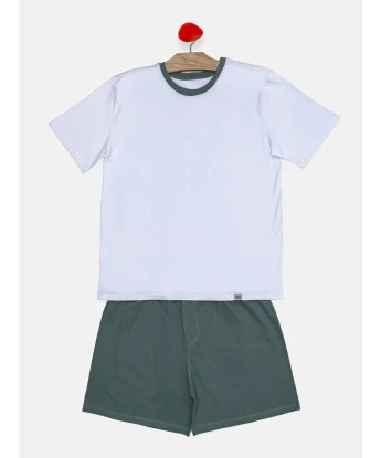 Pijama Masculino Adulto Manga Curta e Short
