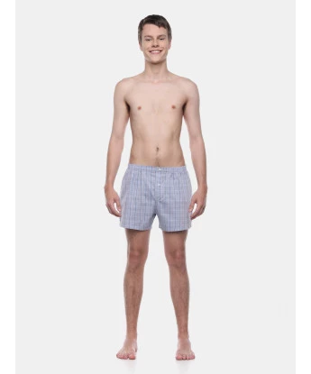 Short De Pijama Masculino Curto Botões Xadrez