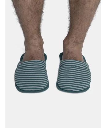 Pantufa Masculina Adulto Fechada Listrada