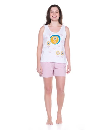 Conjunto Feminino Adulto Regata e Short