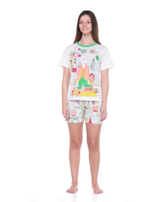PIJAMA MANGA CURTA E SHORT