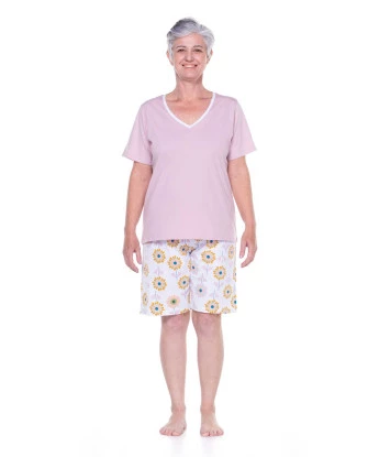 HOMEWEAR CLÁSSICO MANGA CURTA E BERMUDA