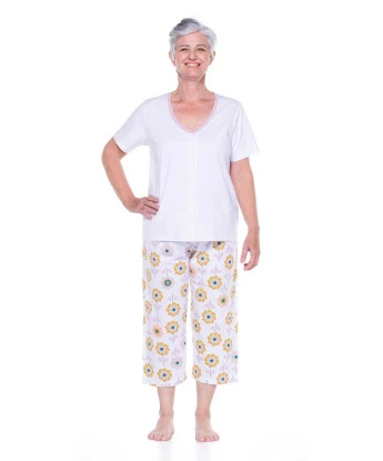 HOMEWEAR CLÁSSICO MANGA CURTA E CORSÁRIO