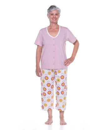 HOMEWEAR CLÁSSICO MANGA CURTA E CORSÁRIO