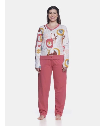 Homewear manga longa e calça       