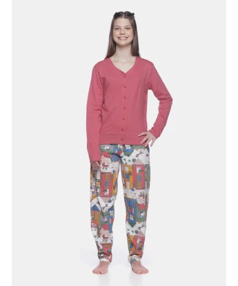Homewear manga longa e calça
