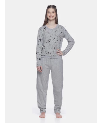 Homewear manga longa e calça           
