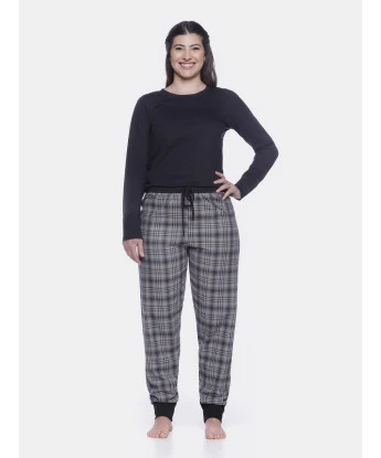 Conjunto Feminino Adulto Manga Longa e Calça