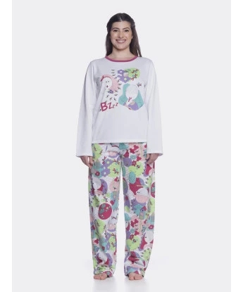 Conjunto Feminino Adulto Manga Longa e Calça Moletinho