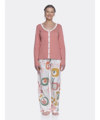 Homewear clássico manga longa e calça