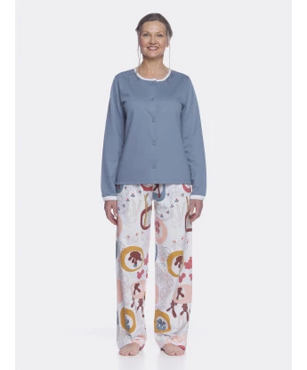 Homewear clássico manga longa e calça
