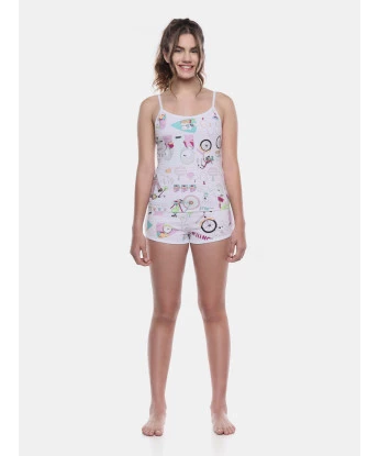 Pijama Alça e Short