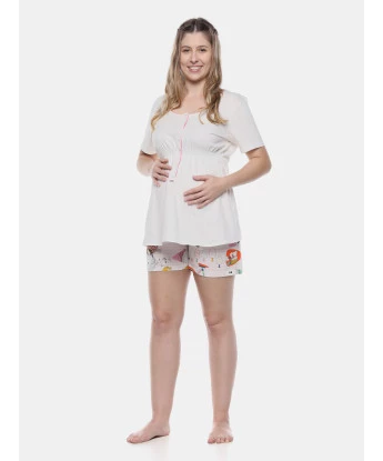 Homewear Gestante Manga Curta e Short