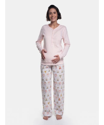 Homewear Gestante Manga Longa e Calça