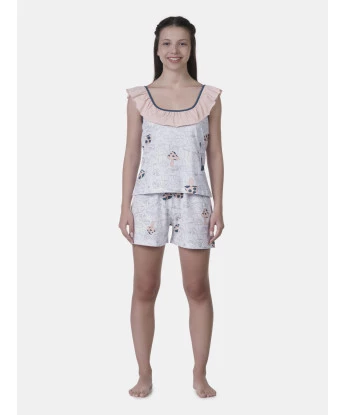 Pijama regata e short 