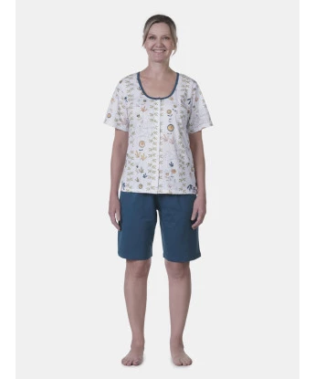 Homewear Clássico Manga Curta e Bermuda       