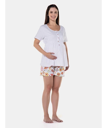 Homewear gestante manga curta e short