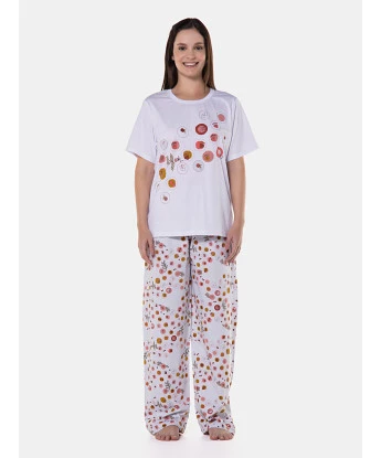 Pijama manga curta e calça