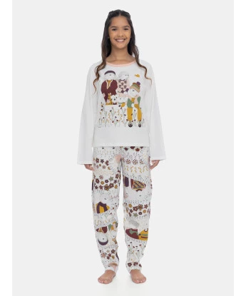 Loja Oficial sonhart | Pijama Manga Longa Feminino e Calça Estampada