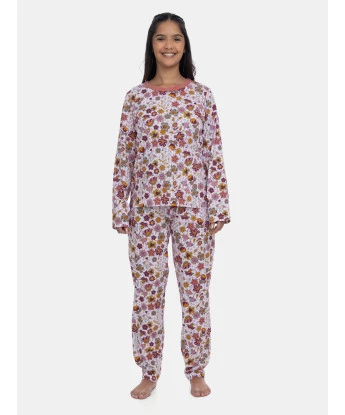 Loja Oficial Sonhart | Pijama Feminino Blusa Manga Longa Floral e Calça Cós Duplo