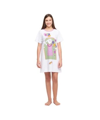 Camisão Feminino Adulto Manga Curta