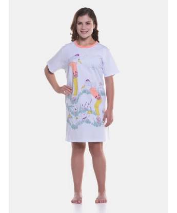 Camisão manga curta          