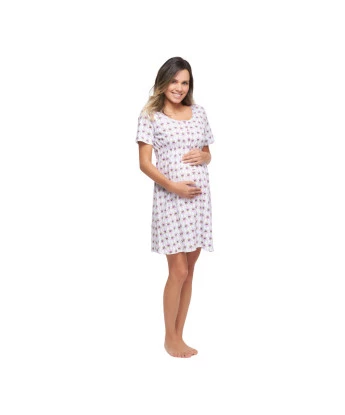 Camisola Feminino Adulto Aberta Manga Curta