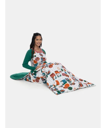 Manta Abraço Saco de Dormir Feminino  Adulto Estampada