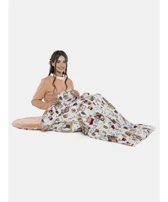 Saco de Dormir Feminino Adulto Estampa Corrida