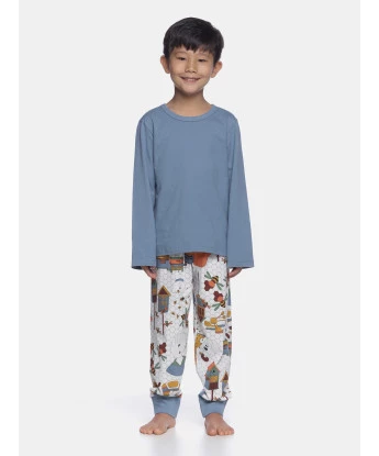 Pijama manga longa e calça