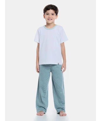 Pijama manga curta e calça