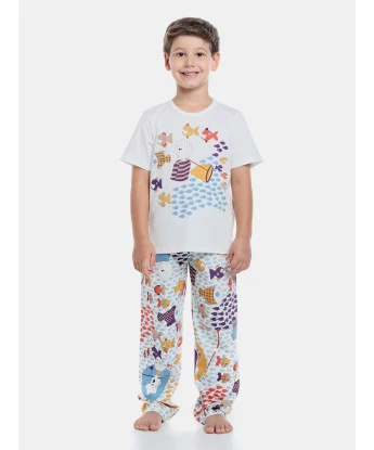 Pijama manga curta e calça