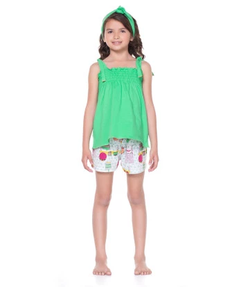 PIJAMA ALÇA E SHORT
